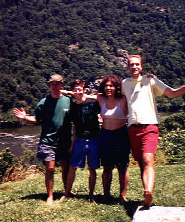 Bill, Chris, Marian and Don in Harper's Ferry