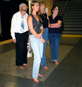 Barefoot Group on NYC Subway Platform